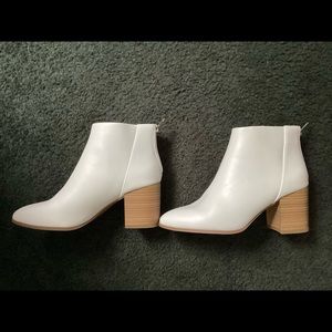 White Western Booties